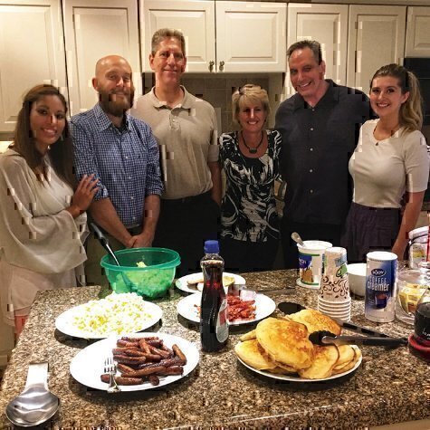 Viqtory team helping prepare breakfast at the Fisher House in Pittsburgh